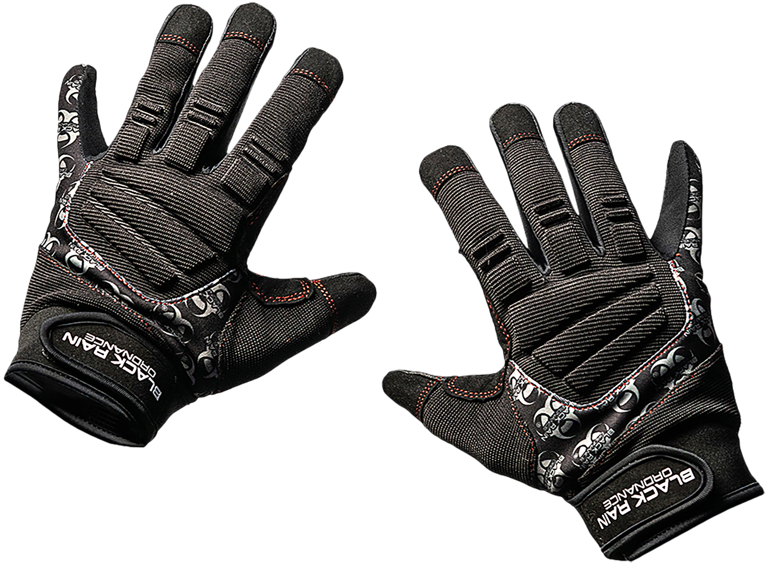 Black Rain Ordnance TACTGLOVEBLK/GRY2XL Tactical Gloves  Black/Gray 2XL Velcro | 731919387240