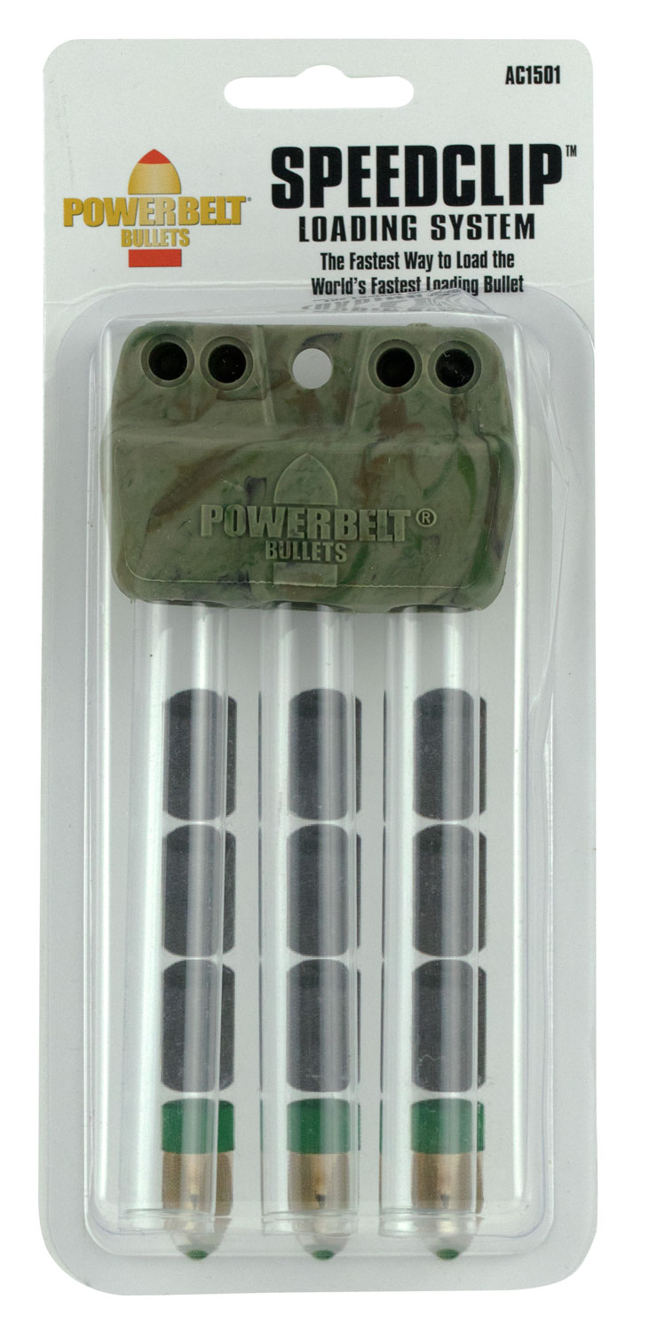 PowerBelt Bullets AC1501 SpeedClip System Powerbelt Speedclip Green Plastic Capacity 3