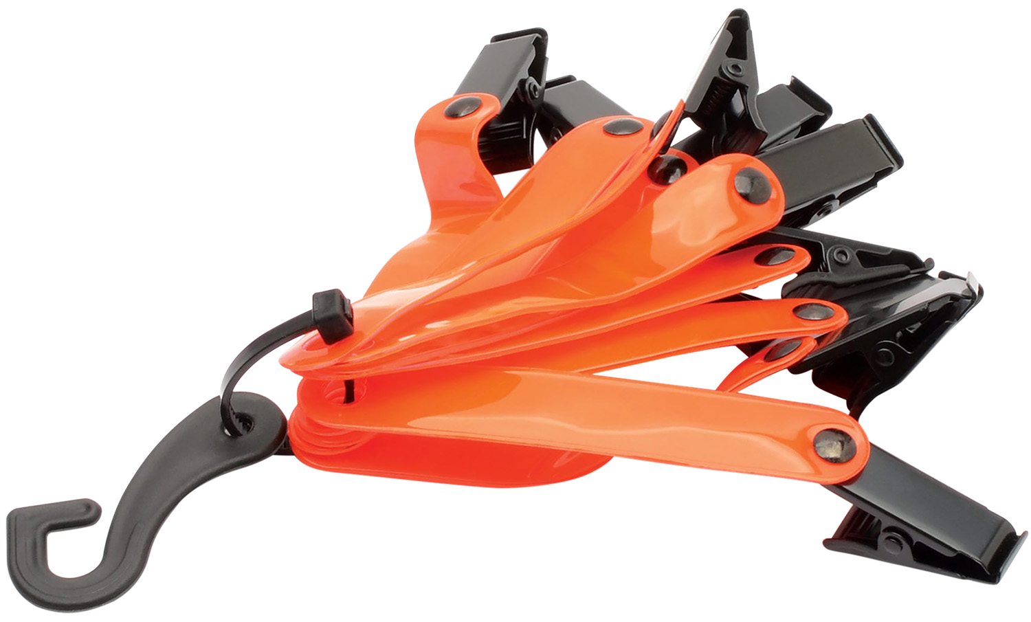 HME OTM-3 Trail Marking  Orange Vinyl 3 Inch Includes Heavy Duty Metal Clip 10 Pack | 830636004031