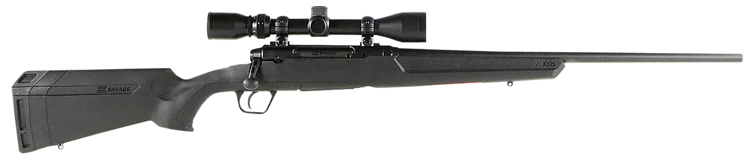 Savage Arms 32001 Axis XP Combo 223 Rem 41 22 Inch Matte Black Button Rifled Barrel, Matte Black Drilled  Tapped Carbon Steel Receiver, Fixed Sporter Black Synthetic Stock, Weaver 39x40mm, Right Hand | .223 REM | 011356320018