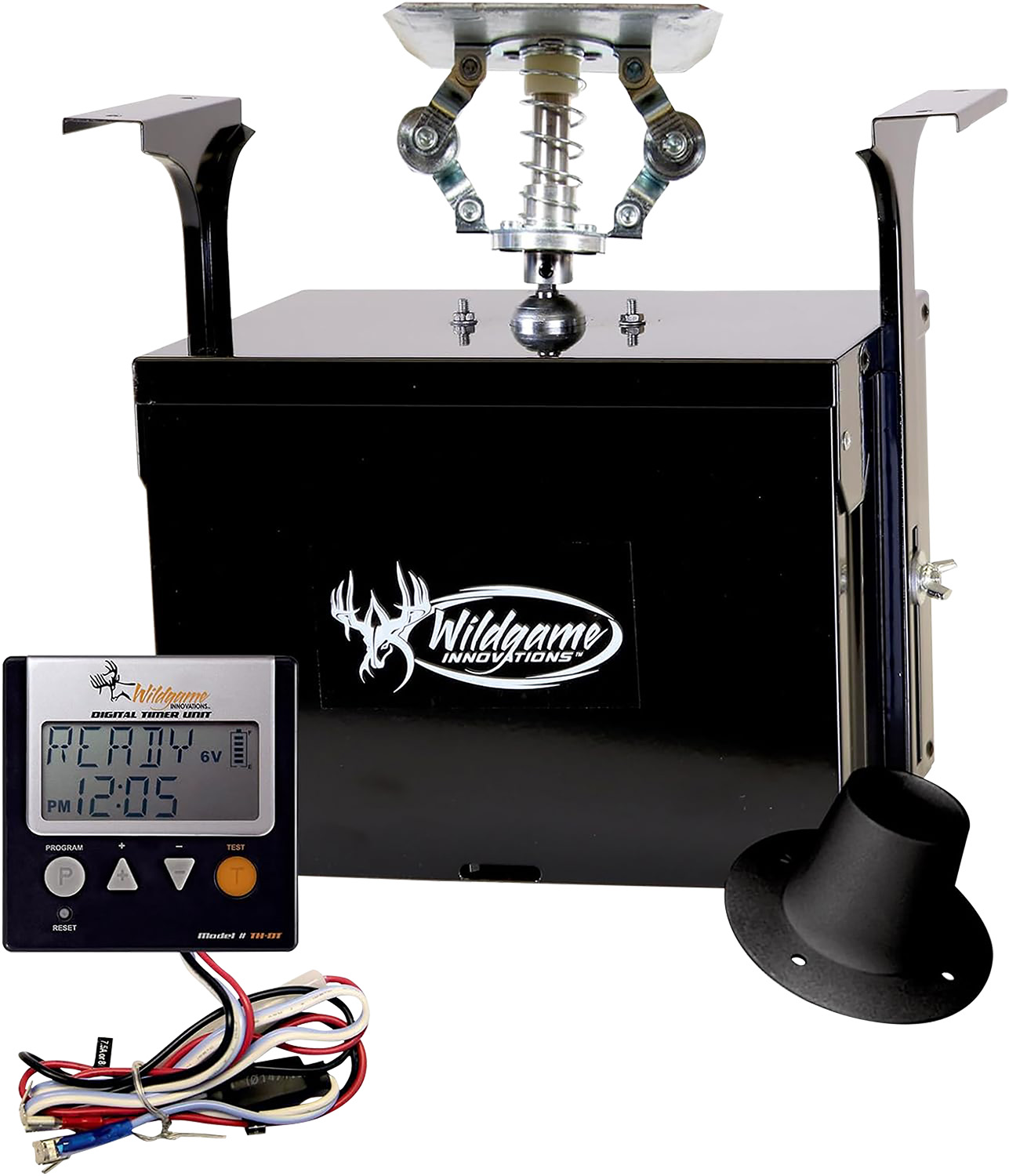 Wildgame Innovations WGIPU0030 Evolution Digital Feeder Kit 6 Programs 1-30 Seconds Duration Black | 616376001512