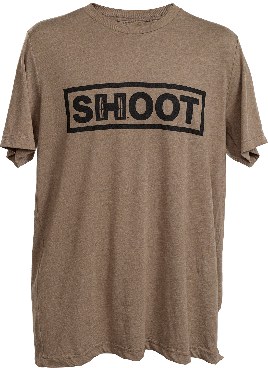 Hornady 99606L Shoot TShirt Brown TriBlend Short Sleeve Large | 090255726848