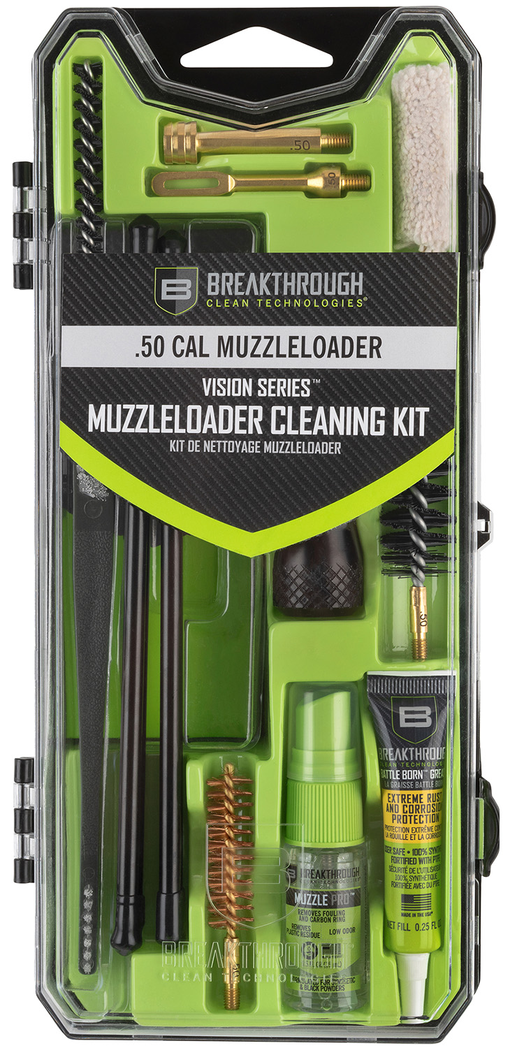 Breakthrough Clean BTCCCMZ Vision Series Cleaning Kit .50 Cal Multi-Color | 026509081951