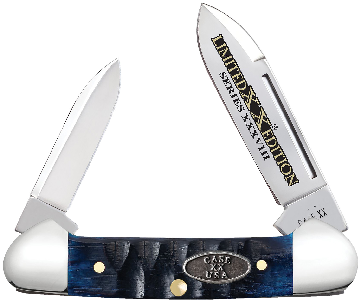 Case 53982 Butterbean  Ocean Blue Bone Handle | 021205539829