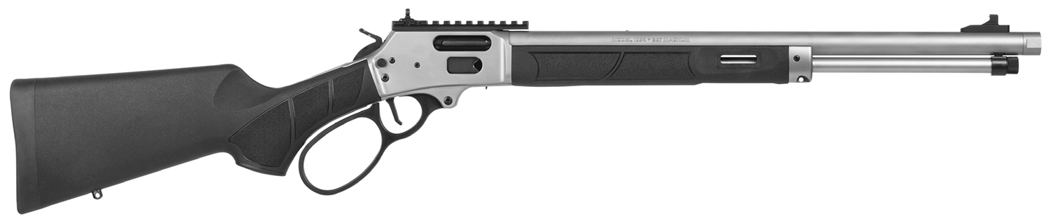 Smith  Wesson 13813 1854  357 Mag 101 19.25 Inch Stainless Threaded Barrel, Picatinny Rail Stainless Steel Receiver, M-LOK Forend, Fixed w/Textured Grip Panels Black Synthetic Stock  | .38 SPL | 022188898934
