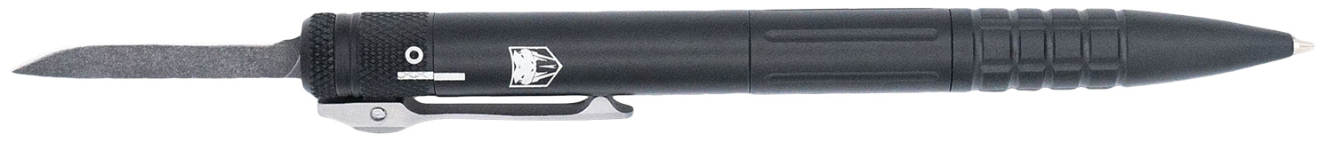 CobraTec Knives CNCOTFPBLKGEN2 Tactical Pen Gen II Black Aluminum D2 Steel Blade, Includes Pocket Clip | 753389273120