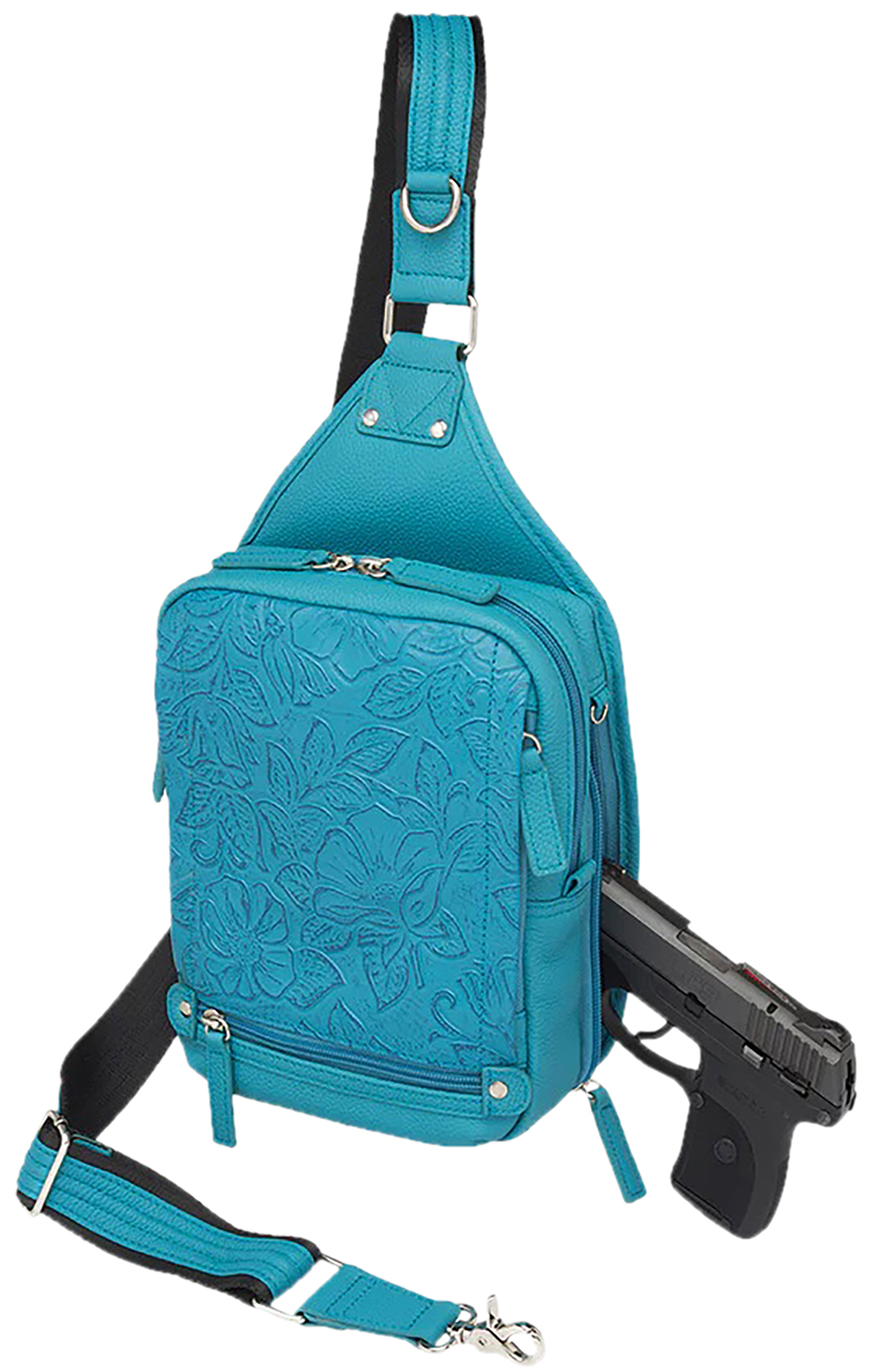 GTM GTM-110/TBLUE     MINI SLING COWHIDE      TURQ | 035452177314