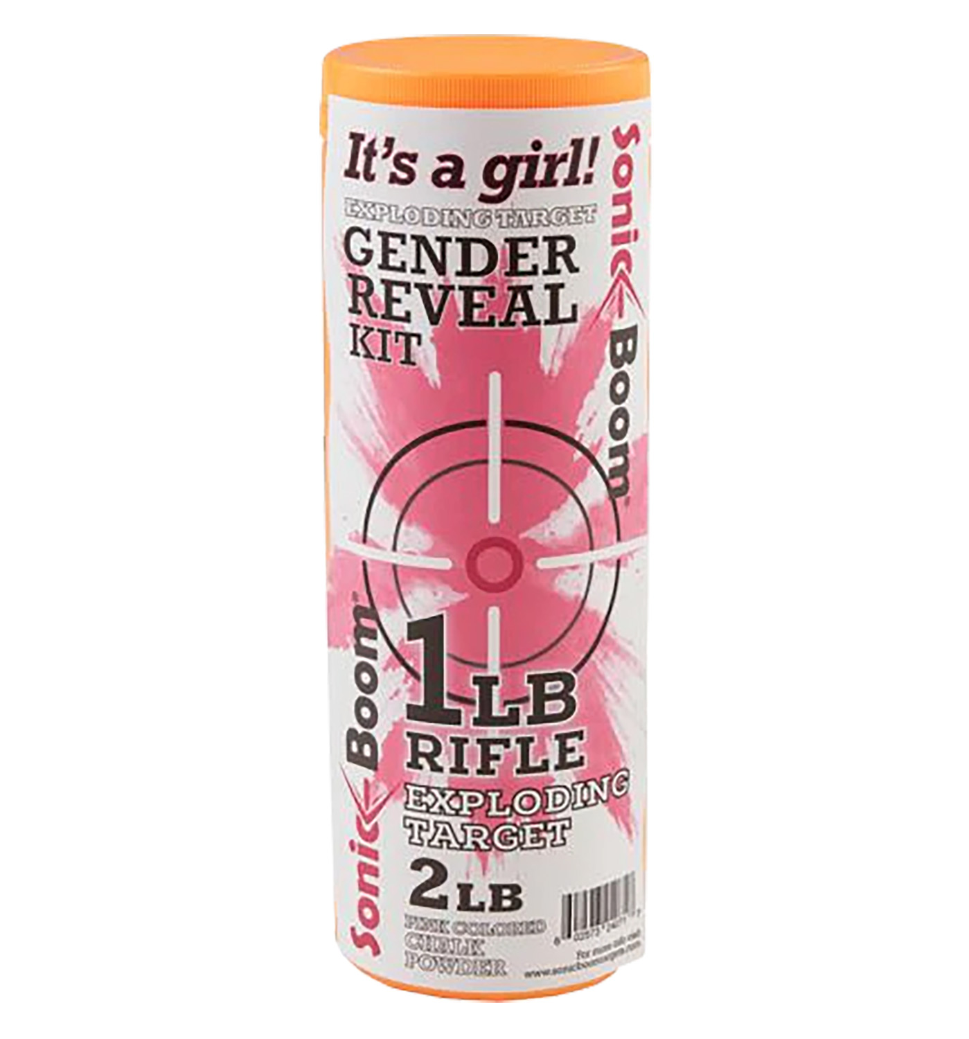 Sonic Boom/jerent SBTGRGIRL  Gender Reveal Kit Rifle Firearm 1 lb Girl | 060257324071