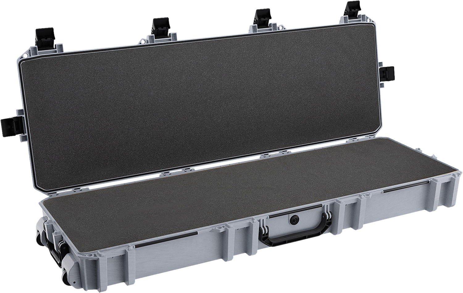 Pelican VCV8000000GRY Vault Double Rifle Case 53 Inch Gray Polyethylene Foam Weather Resistant | 019428156404