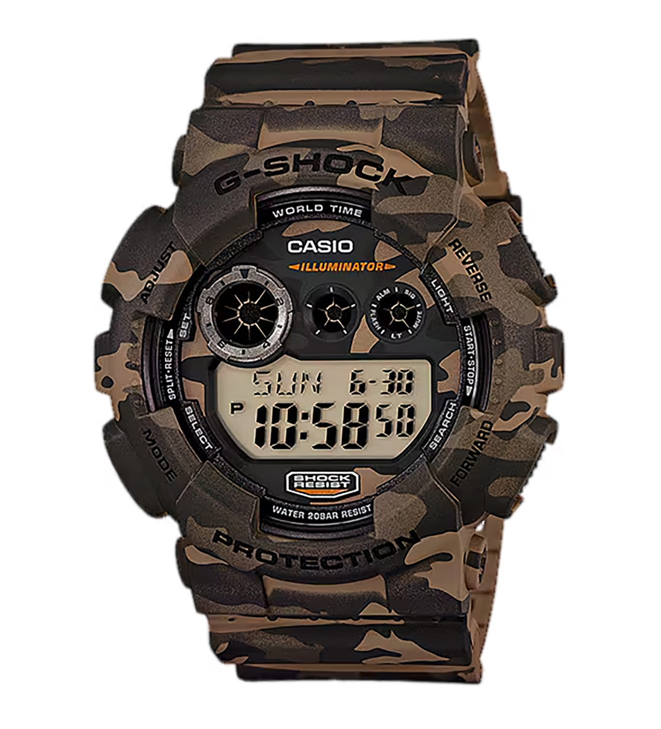 GSHOCK GD120CM5CR  WOODLAND CAMO DIGITAL      CAMO | 079767993382