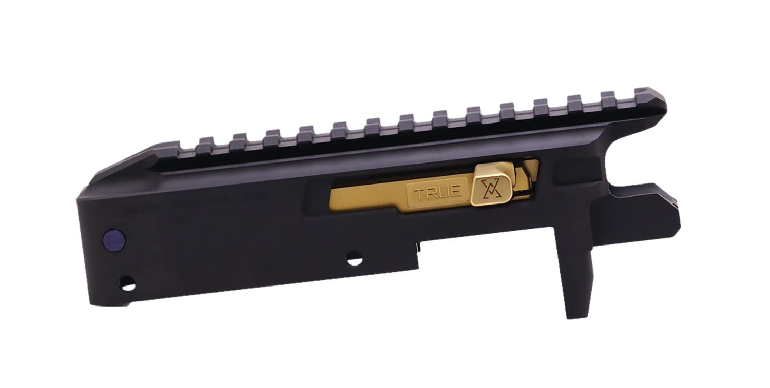 True Precision Inc TP1022CMPRCBLG TP/22 Receiver Set Aluminum Black Anodized Receiver/ Gold Bolt | 719104542339