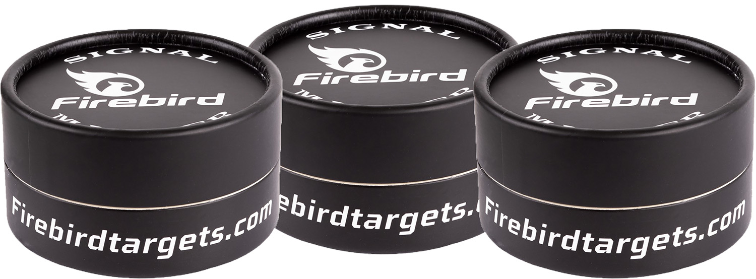Firebird USA SMCB Signal Marker  Moving Trajectory/Static Black Universal Firearm 65mm 3 Pack | 198168776278