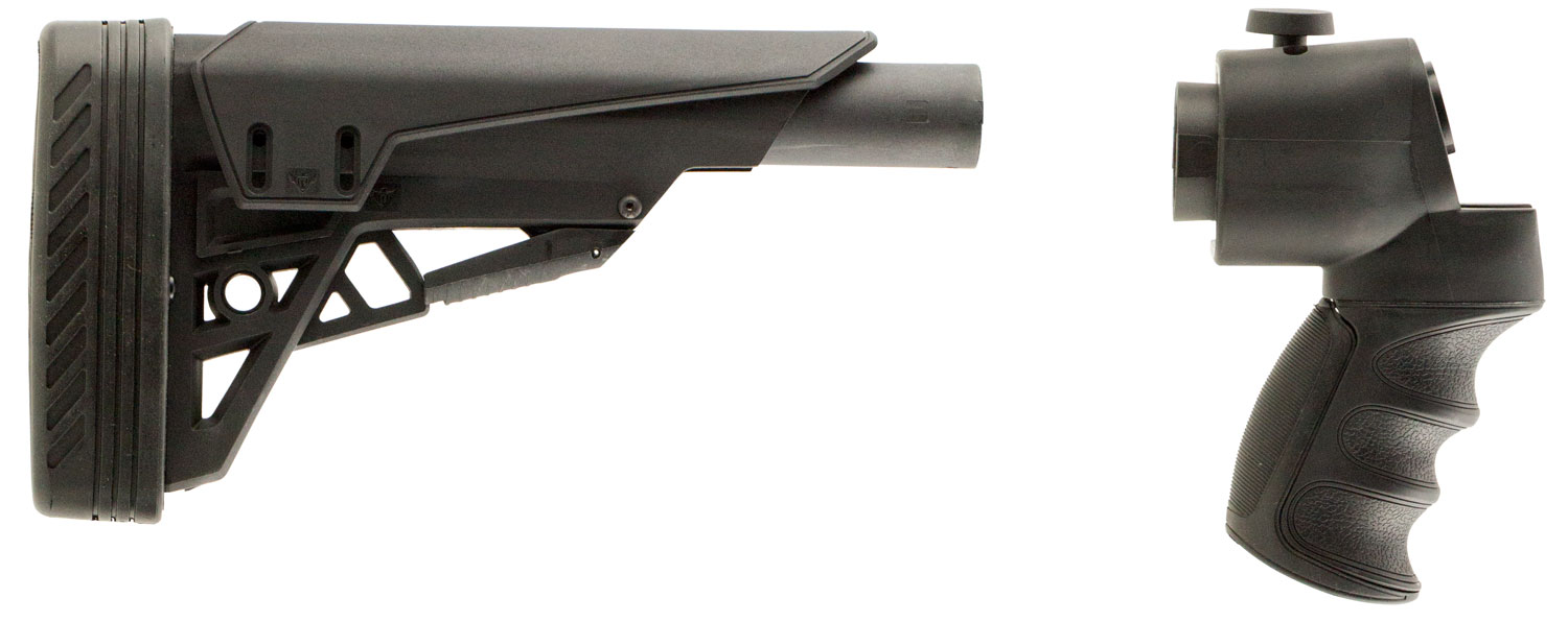 Advanced Technology B1101135 Strikeforce Shotgun Stock 6 Position Left Side Folding Black Synthetic for Moss 12&20 GA, Rem 870 12 GA, Win 12/20 GA