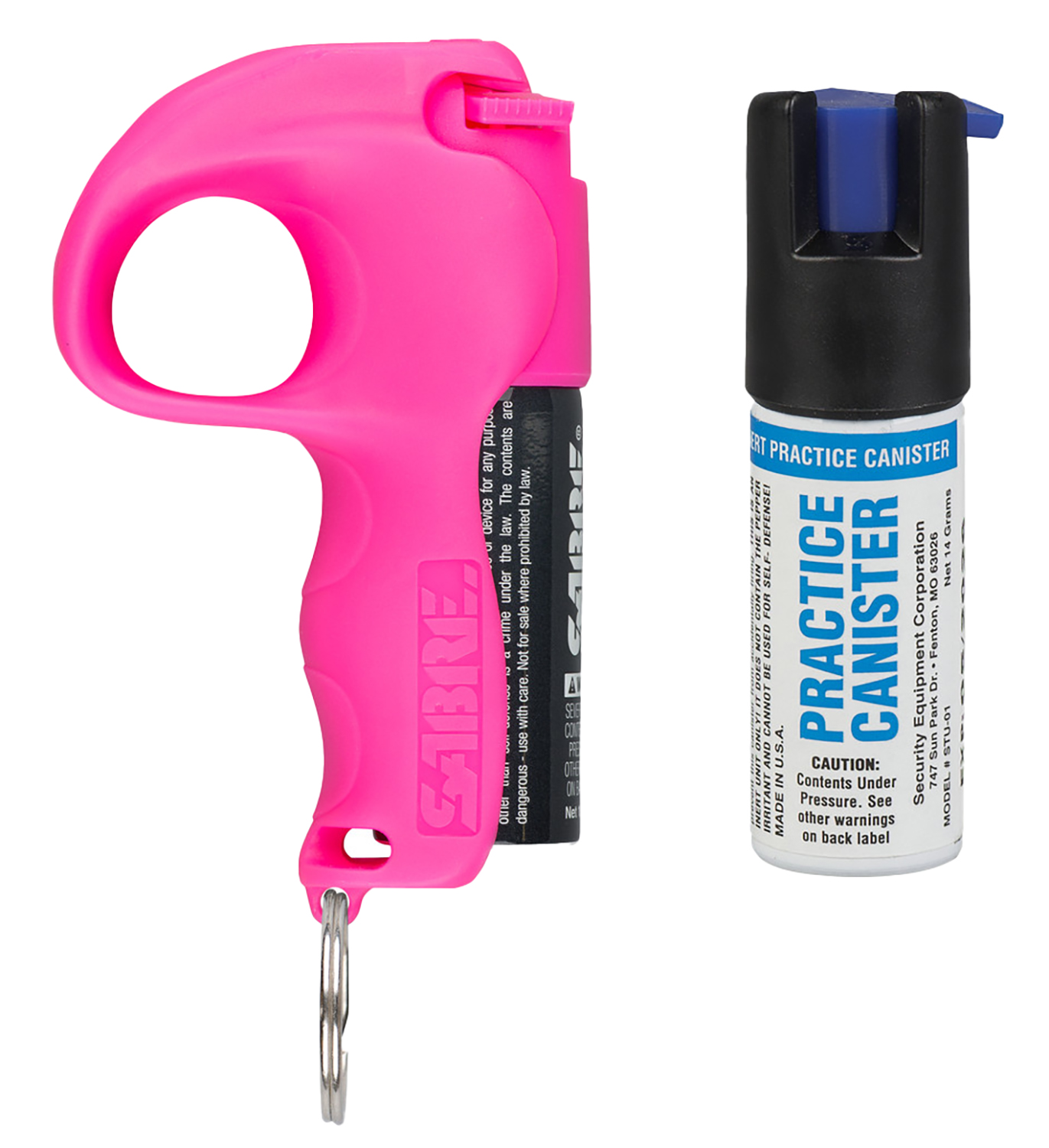 Sabre PBPKOCSTU04 Quick Grip Pepper Spray Range 12ft 0.54oz Pink Canister | 023063120027