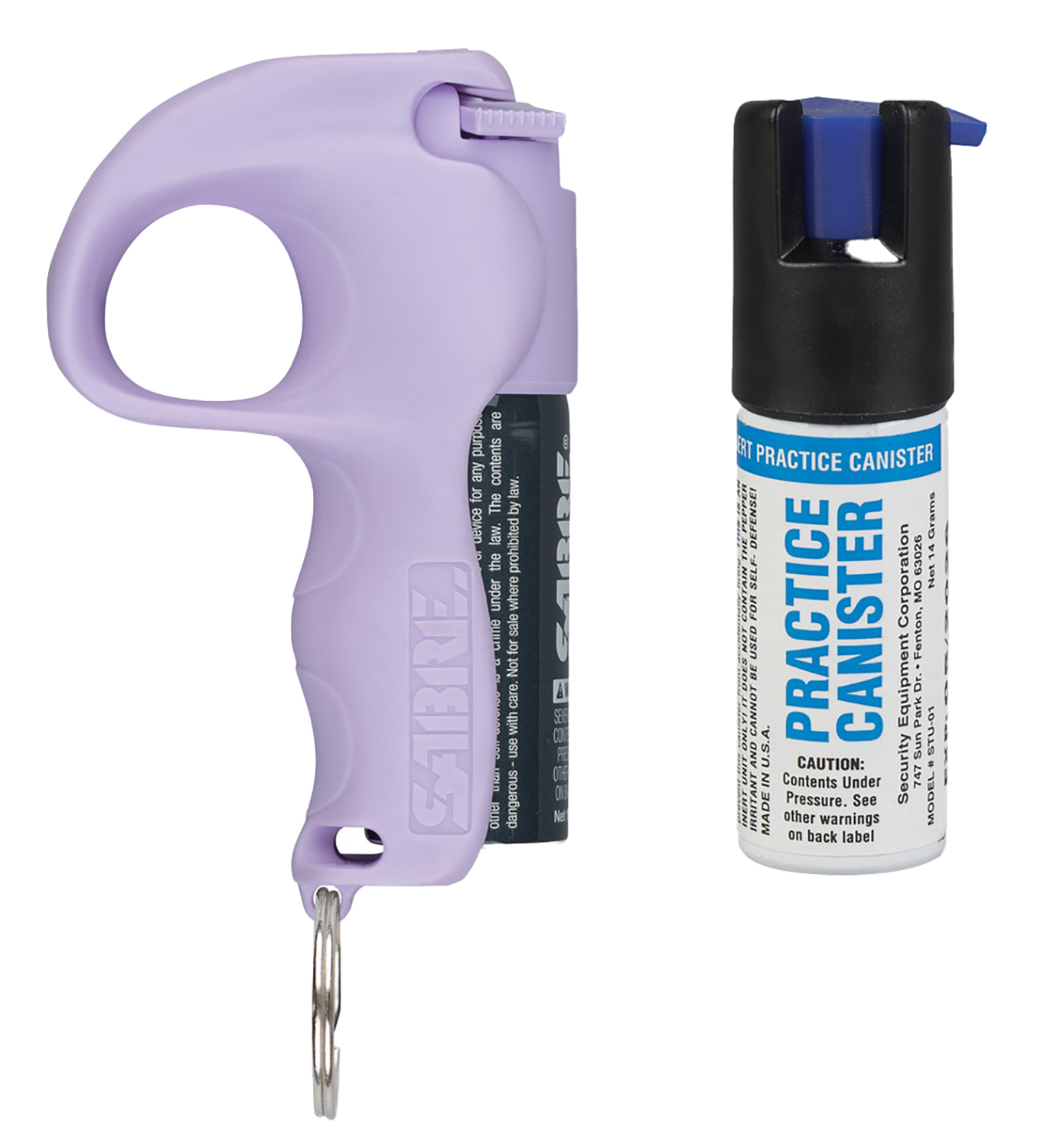 Sabre PBLVOCSTU04 Quick Grip Pepper Spray Range 12ft 0.54oz Lavender Canister | 023063120034