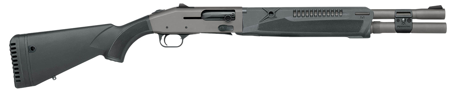 Mossberg 85170 940 Pro 12 Gauge 71 18.50 Inch Tungsten Gray Cerakote Barrel, Tungsten Gray Cerakote Aluminum Drilled  Tapped Receiver, Black Fixed Synthetic Stock  | 12GA | 015813851701