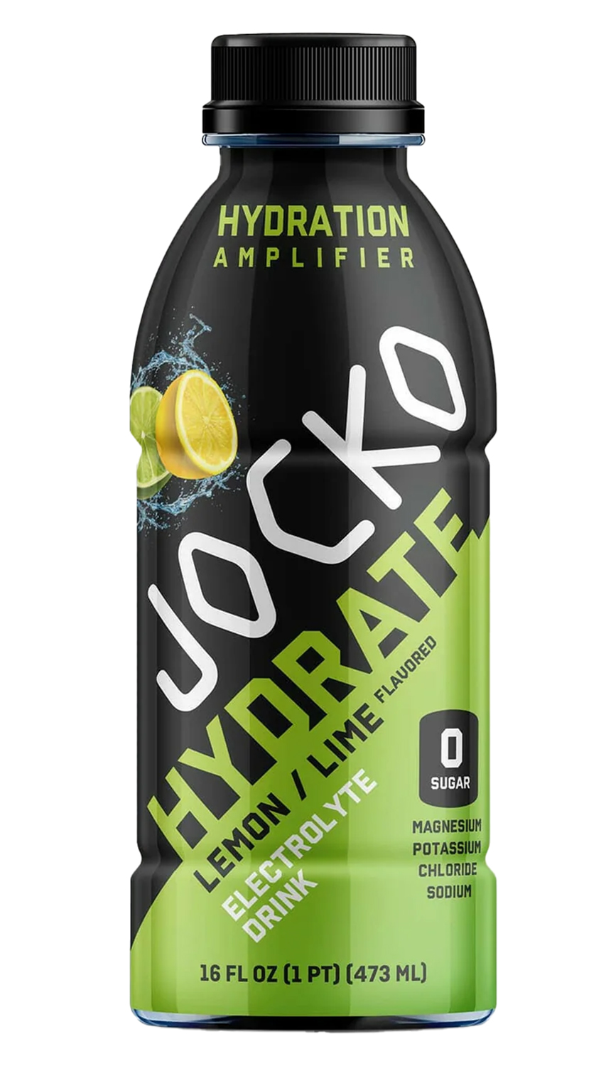 Jocko Fuel 29265 Lemon Lime Hydrate Drink 16oz 12Pack | 810076292656