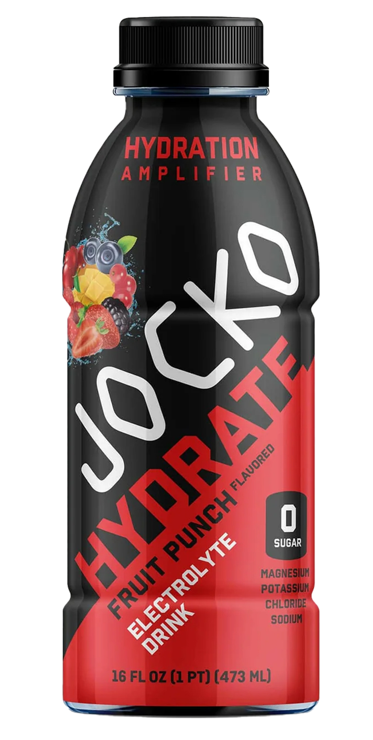 Jocko Fuel 29753 Fruit Punch Hydrate Drink 16oz 12Pack | 810076297538