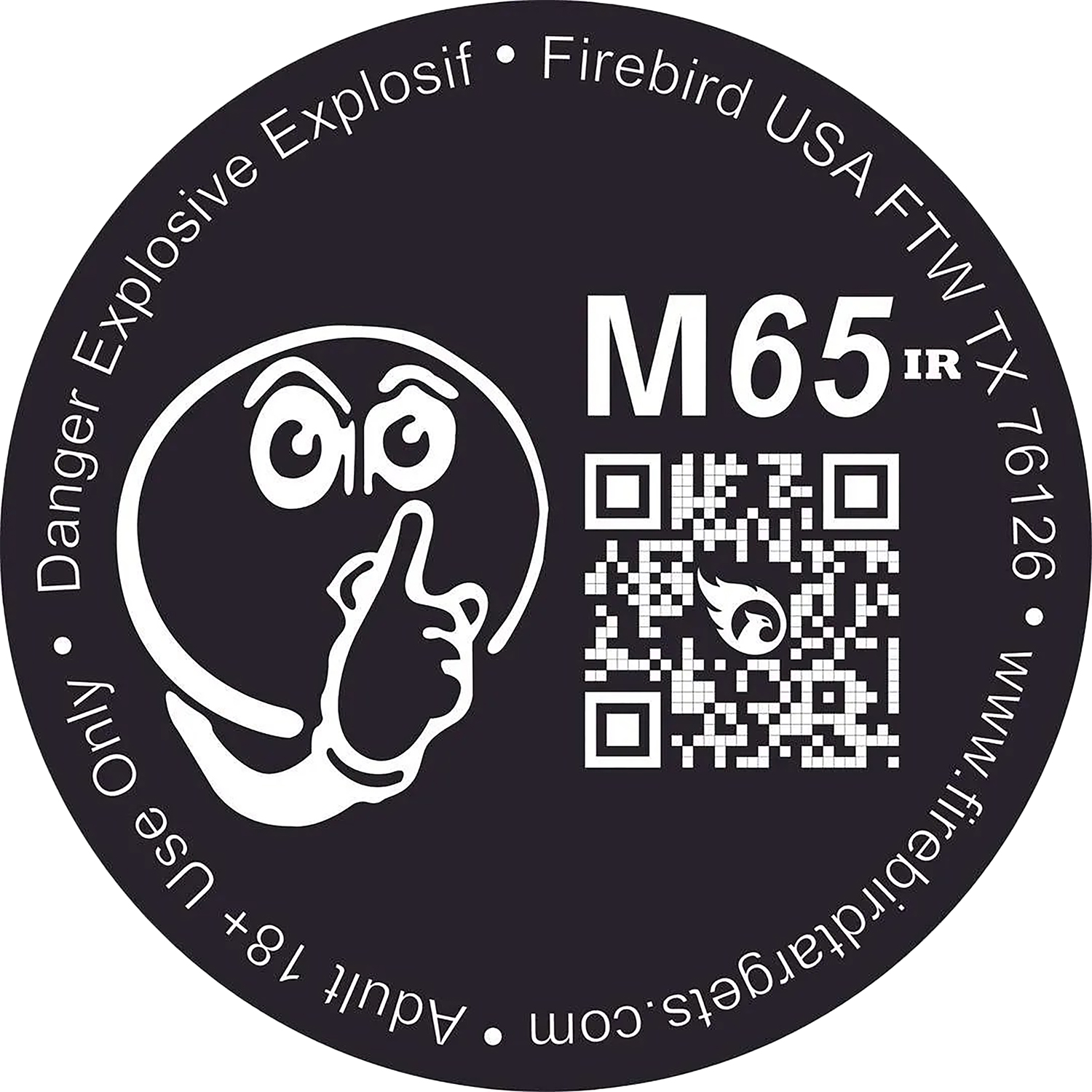 Firebird USA M65IR M65IR  Moving Trajectory/Static Impact Enhancement Flash/Smoke/Sound Universal Firearm 65mm 10 Targets | 198715243437