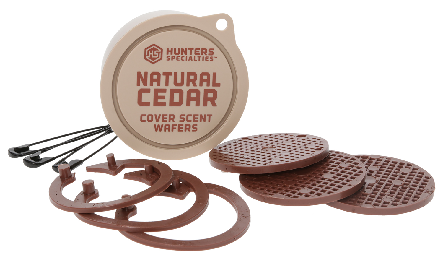 Hunters Specialties HS01023 Scent Wafers  Cover Scent Natural Cedar Scent Wafer | 021291010233