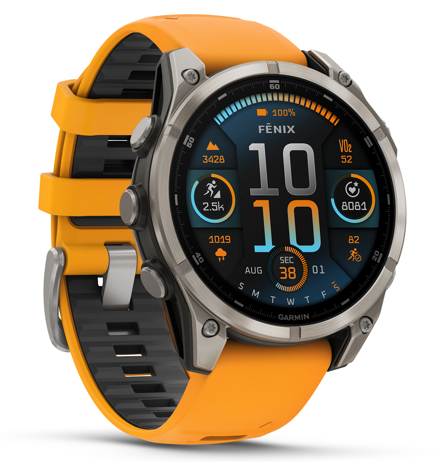 GAR 010-02904-10    FENIX8 47MM AMOLED ORNG/TTNM | 753759338077