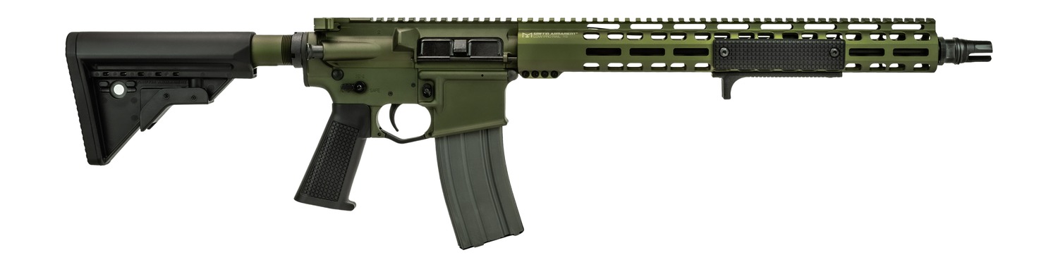 Griffin Armament MK1RECCEWHGW MK1 RECCE 223 Wylde 301 16.10 Inch Black Anodized Barrel, Warhawk Green Anodized Aluminum Receiver w/Picatinny Rail, MLOK Handguard, Griffin Extreme Condition Black Polyme | 631465975871
