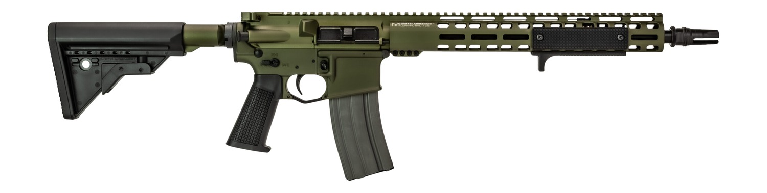 Griffin Armament MK1PATROLWHGW MK1 Patrol 223 Wylde 301 14.50 Inch Black Anodized Barrel, Warhawk Green Anodized Aluminum Receiver w/Picatinny Rail, MLOK Handguard, Griffin Extreme Condition Black Poly | 631465975888