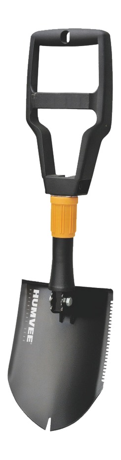 CAMP HMVSHOVEL02 HUMVEE FOLD SHOVEL SAWTOOTH BLK | 810112980455