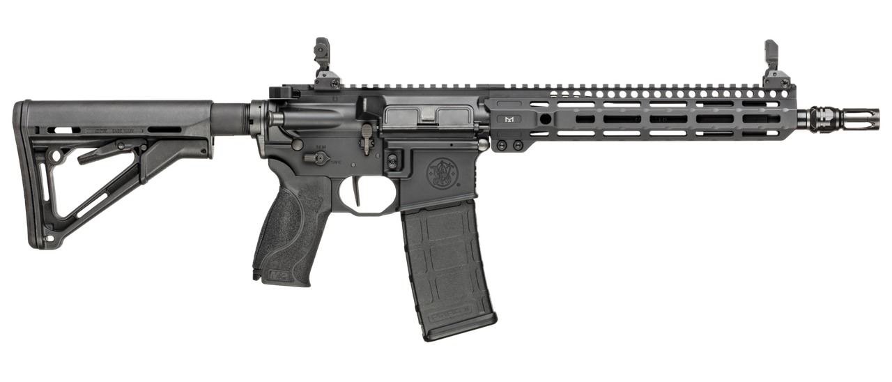 Smith  Wesson 13825 MP 15 Axe SBR 5.56 NATO 301 11.50 Inch Black Armornite Threaded Barrel, Black Hardcoat Anodize Aluminum Receiver w/Picatinny Rail, MLOK Handguard, Magpul CTR Black Polymer Stock, I  | .223 REM 5.56x45mm NATO | 022188894769