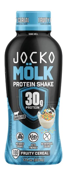 JOCKO 29243 MOLK RTD FRUITY CEREAL    PROTEIN 12PK | 810076293349