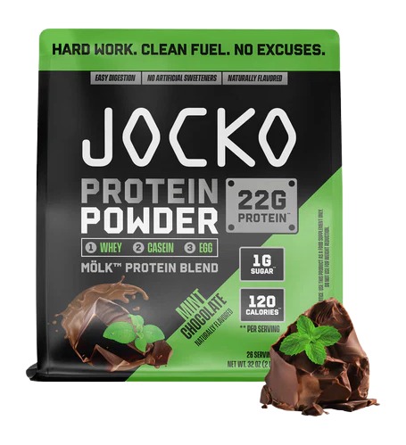 JOCKO 29112 CHOCOLATE MINT PROTEIN POWDER BAG | 810076291123