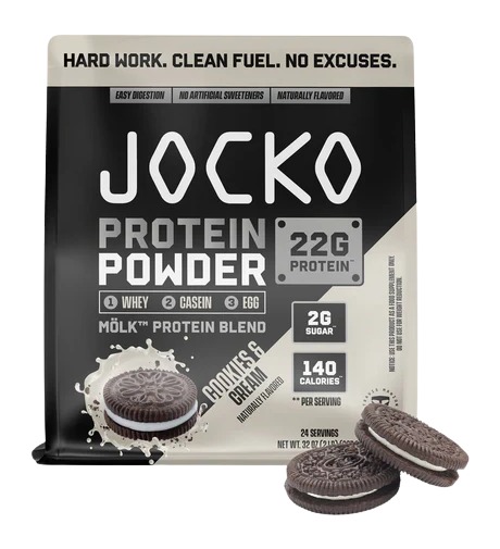 JOCKO 29146 COOKIES AND CREAM PROTEIN POWDER BAG | 810076291468