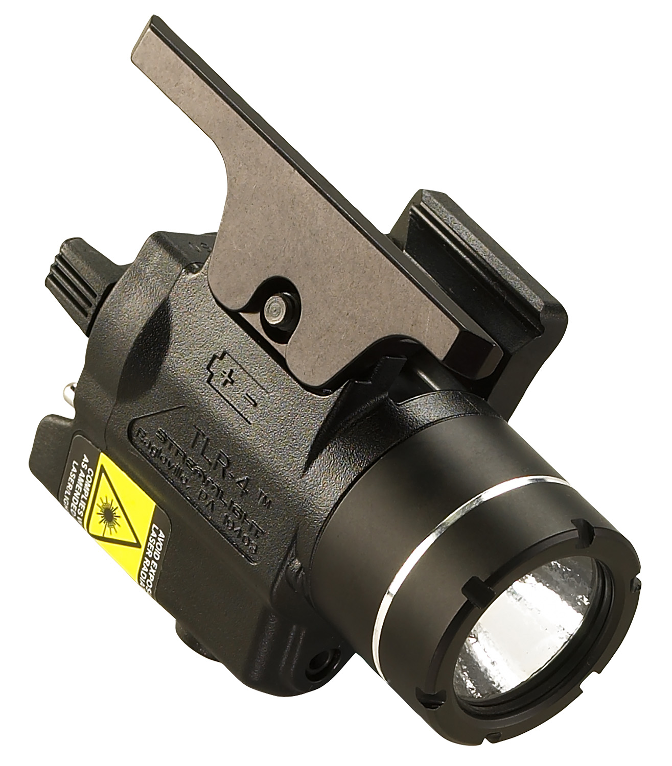 Streamlight 69241 TLR-4 Gun Light  Black 170 Lumens White C4 LED/Red Laser HK USP Compact | 080926692411