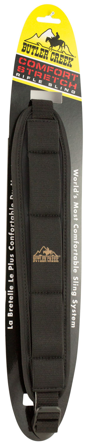 Butler Creek 80013 Comfort Stretch Sling made of Black Neoprene with Non-Slip Grippers, 20
