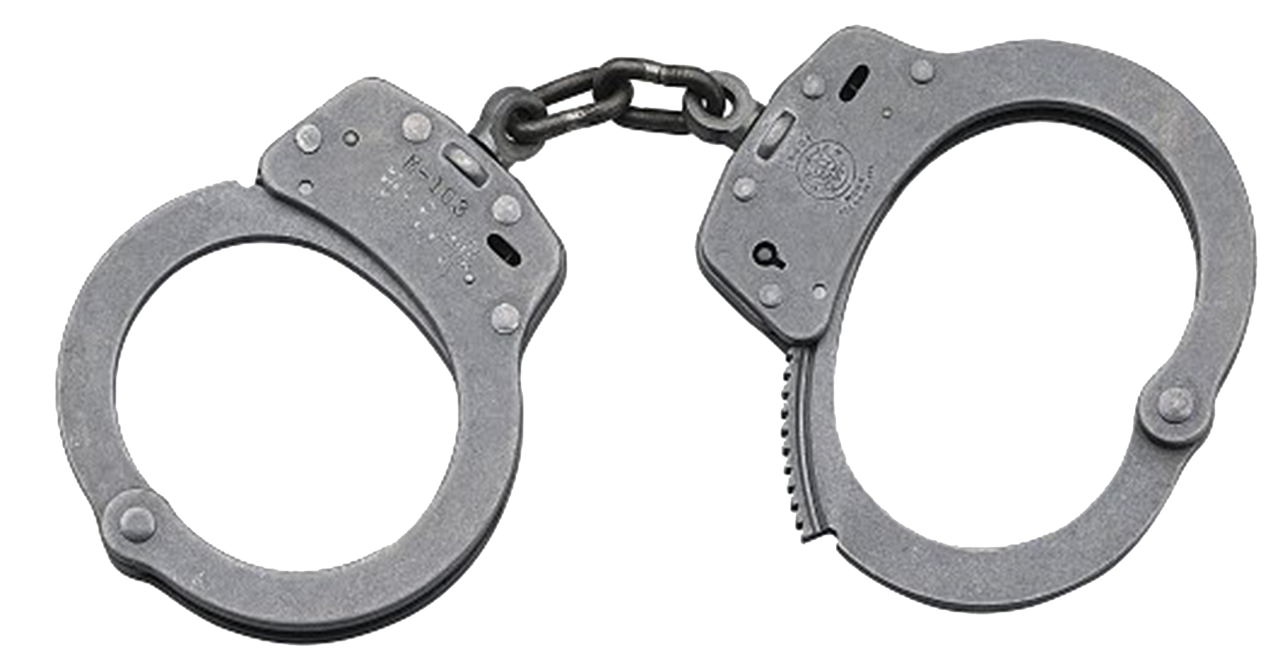 Smith  Wesson M103 Handcuffs - Hinged Stainless Standard | 022188501056