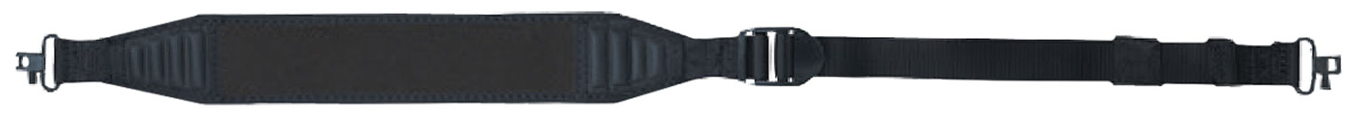 Butler Creek 23616 Rhino Rib Sling made of Black Nylon with Padded Design & Uncle Mikes QD Swivels for Rifle/Shotgun
