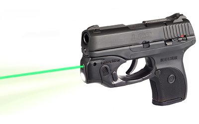 LaserMax CFLC9CG Centerfire Laser/Light Combo 5mW Green Laser with 510-535nM Wavelength & GripSense, 100 Lumens White LED Light Black Finish for Ruger LC 9/380, LC9s, EC9