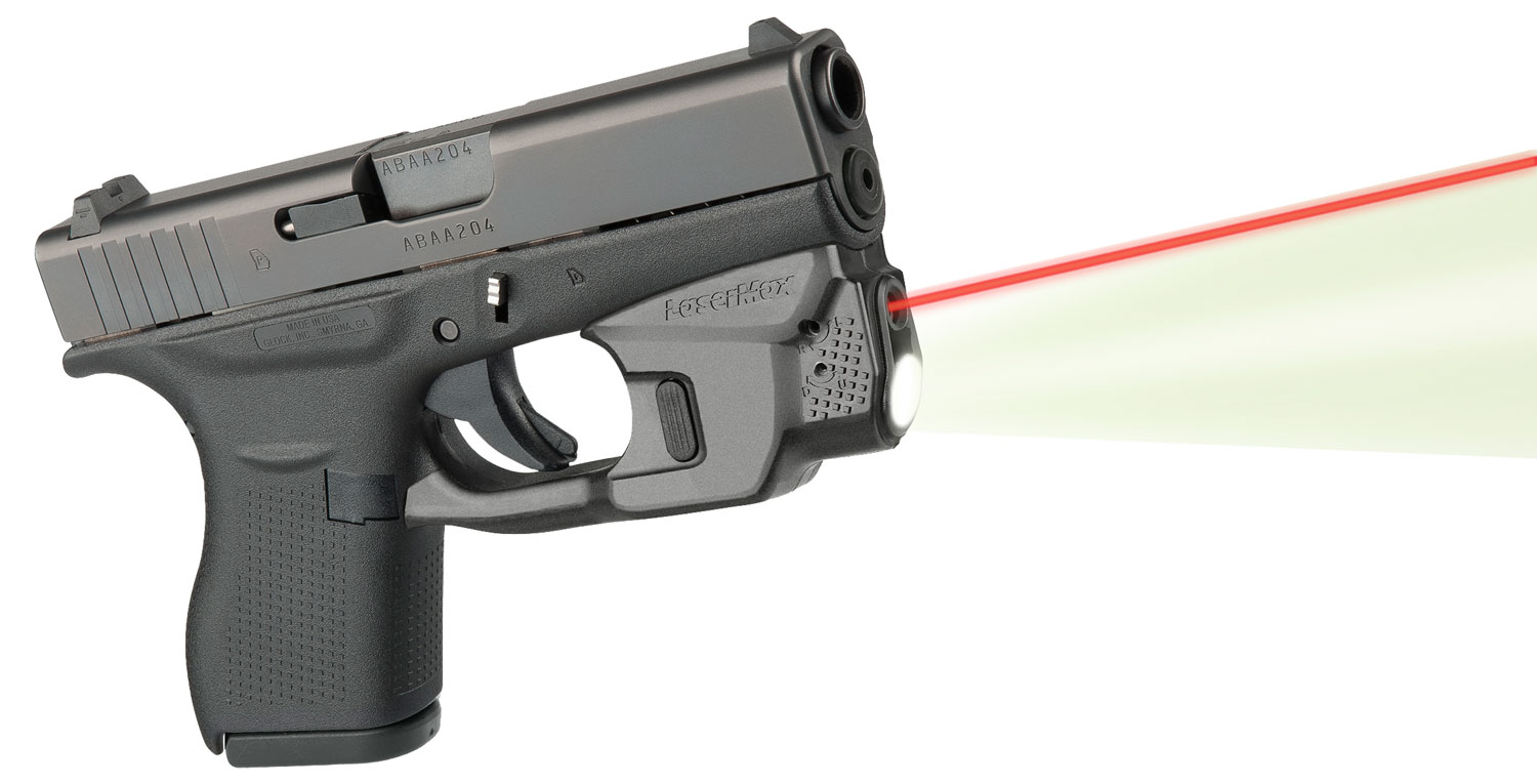 LaserMax CFG4243CR Centerfire Laser/Light Combo Red Laser Glock 42/43 Under Barrel