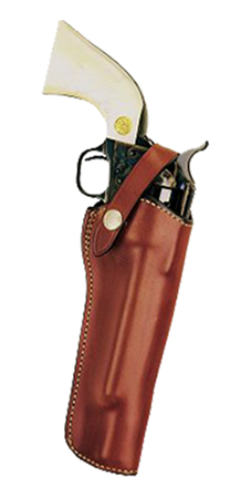 Bianchi 10045 1L Lawman Western OWB 01 Tan Leather Belt Loop Fits Colt New Frontier Fits Colt Peacemaker | 013527100450