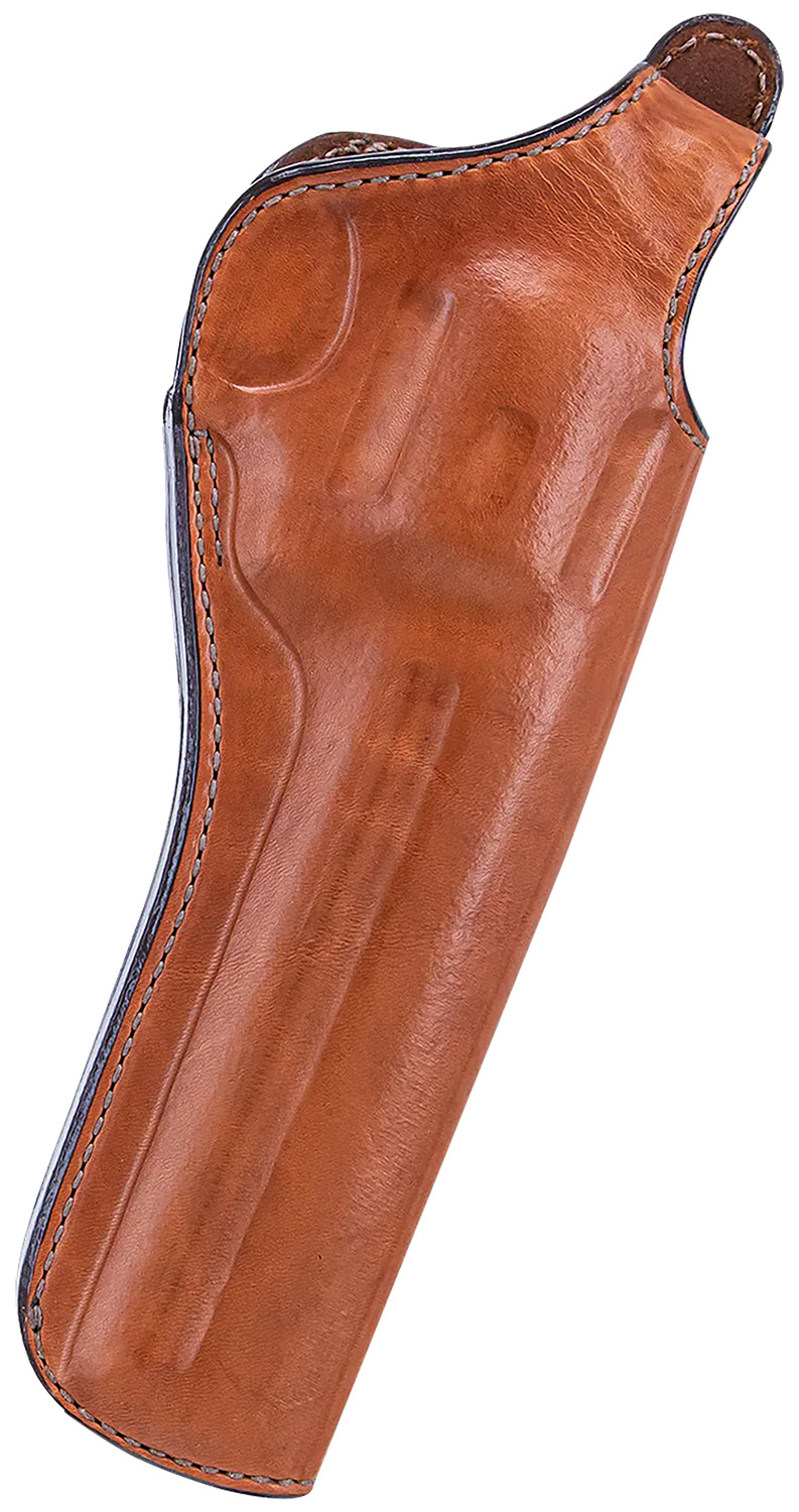 Bianchi 12688 111 Cyclone Belt Holster Size 09 OWB Open Bottom Style made of Leather with Tan Finish, Strongside/Crossdraw  Belt Loop Mount Type fits 8.3 Inch Barrel Colt Anaconda for Right Hand | 013527126887
