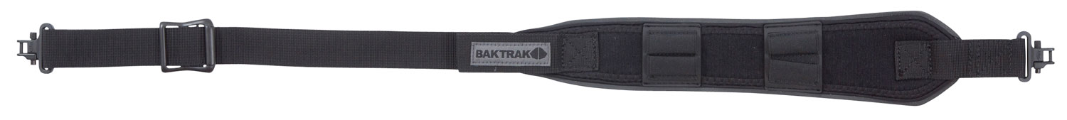 Allen 8385 BakTrak Bullet Sling made of Black Nylon Webbing with BakTrak Back, 28
