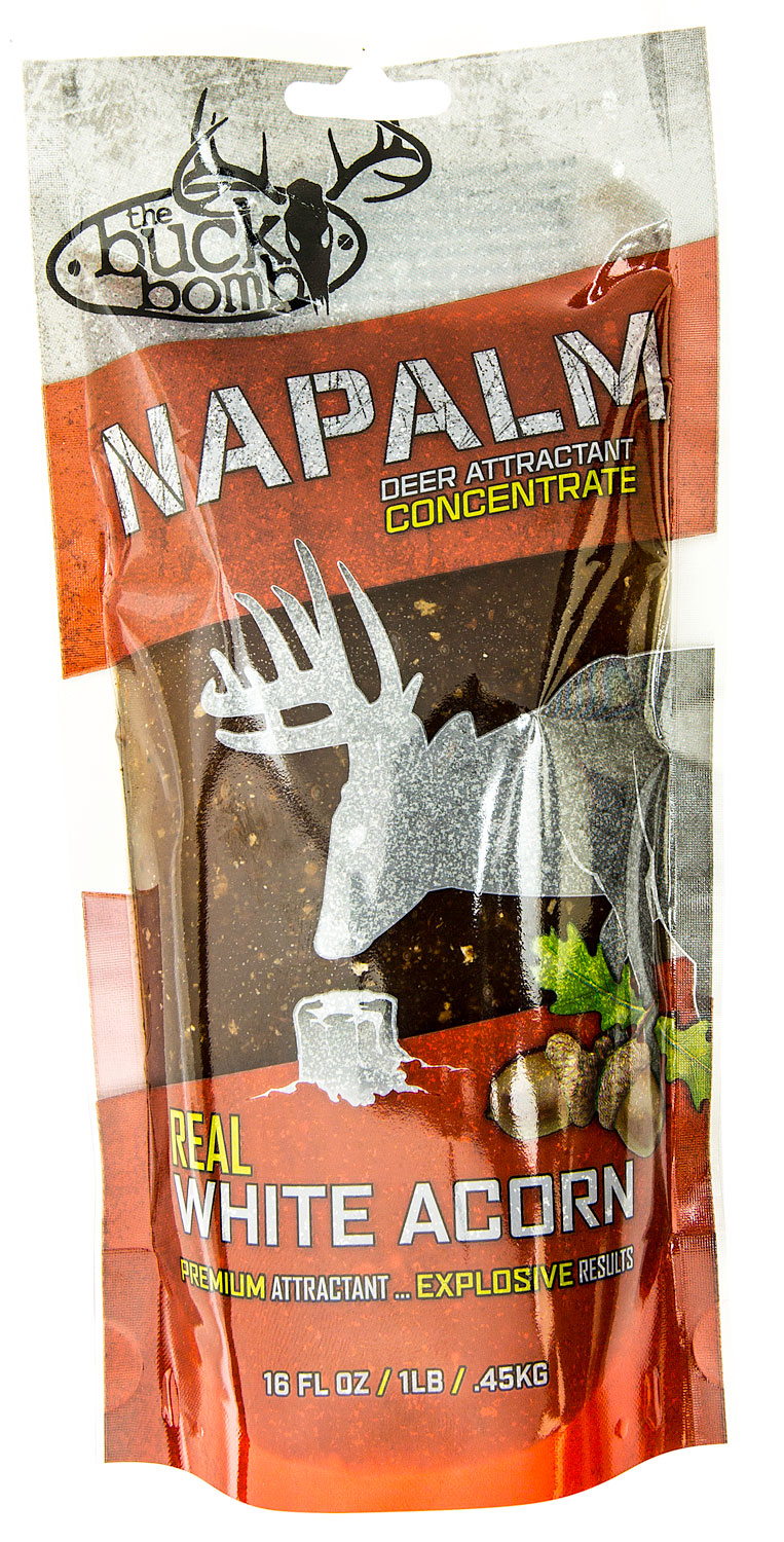 The Buck Bomb 200002 Napalm  Deer Attractant Acorn Scent 16 oz Foil Package | 021291000203