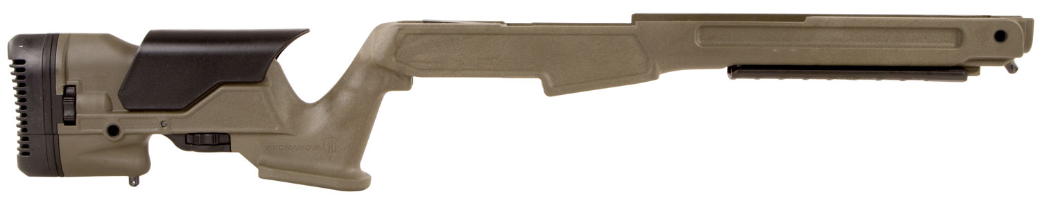 Archangel AAM1AOD Precision Stock  OD Green Synthetic Fixed with Adjustable Cheek Riser for Springfield M1A, M14