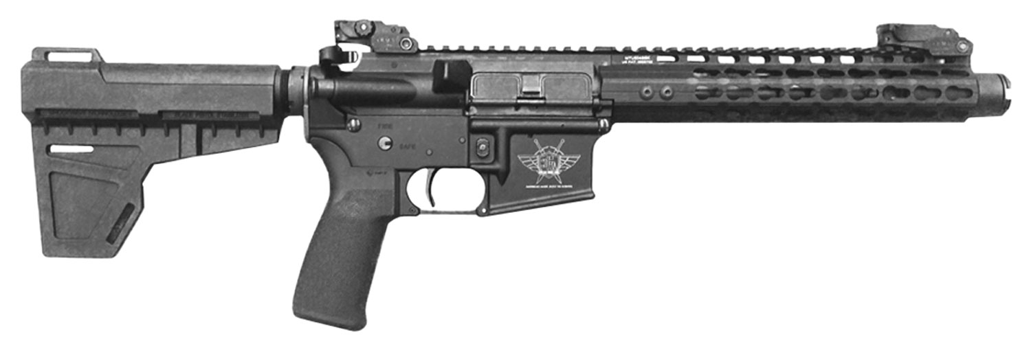 Civilian Force Arms 010117WP Warrior-15 Pistol AR Pistol Semi-Automatic 223 Remington/5.56 NATO 7.5