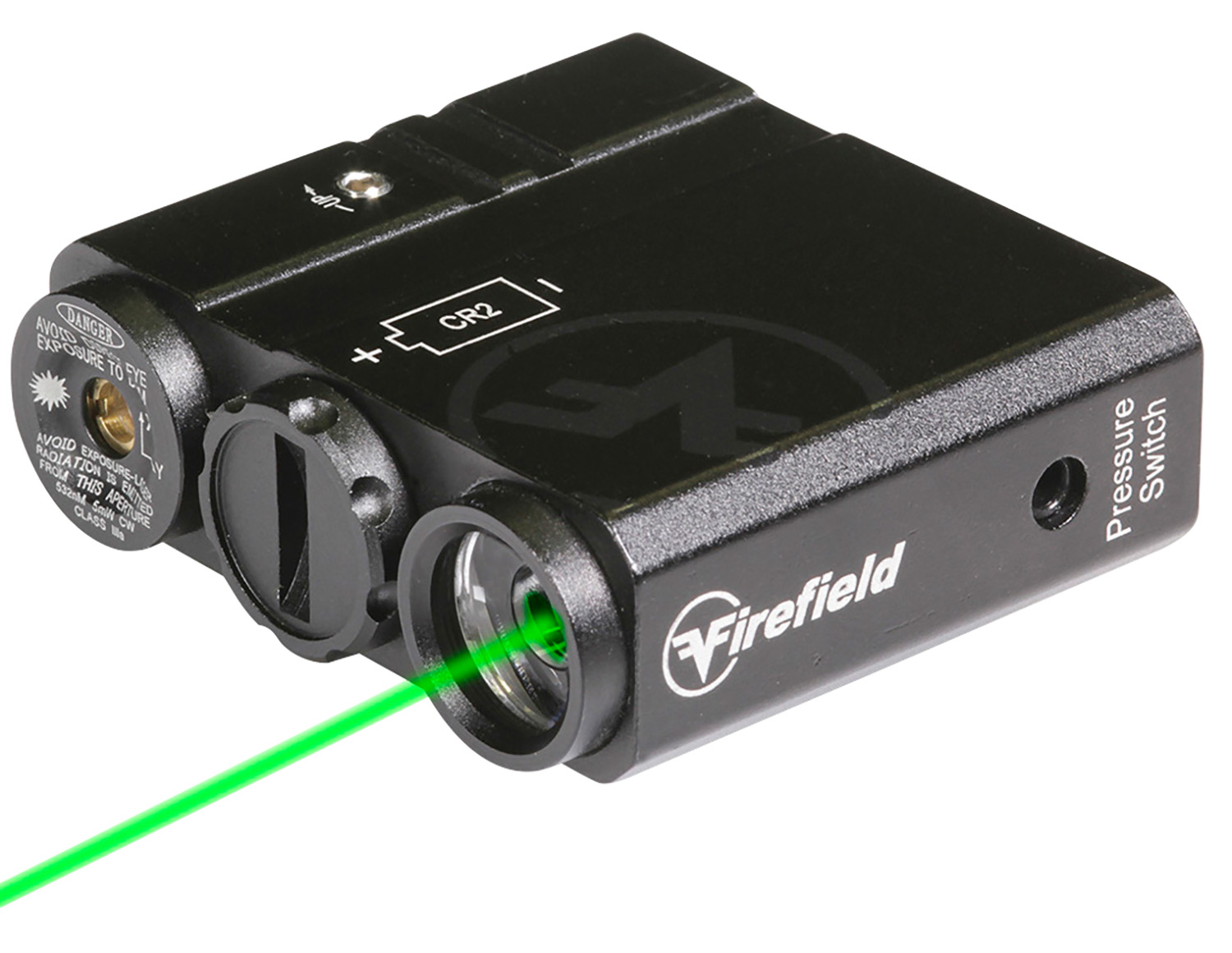 Firefield FF25009 Charge  5mW Green Laser 532nM Wavelength (50 yds Day/600 yds Night Range) with 180 Lumens LED Light Matte Black Finish for AR-Platform Includes Pressure Pad & Battery