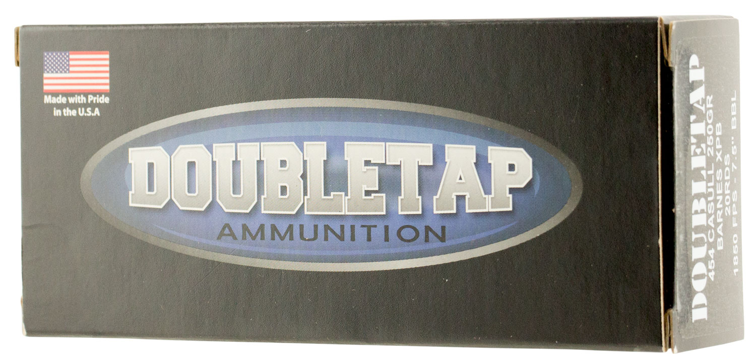 DoubleTap Ammunition 454C250X Hunter  454 Casull 250 gr Barnes VOR TX XPB 20 Per Box/ 25 Case | 013964483529