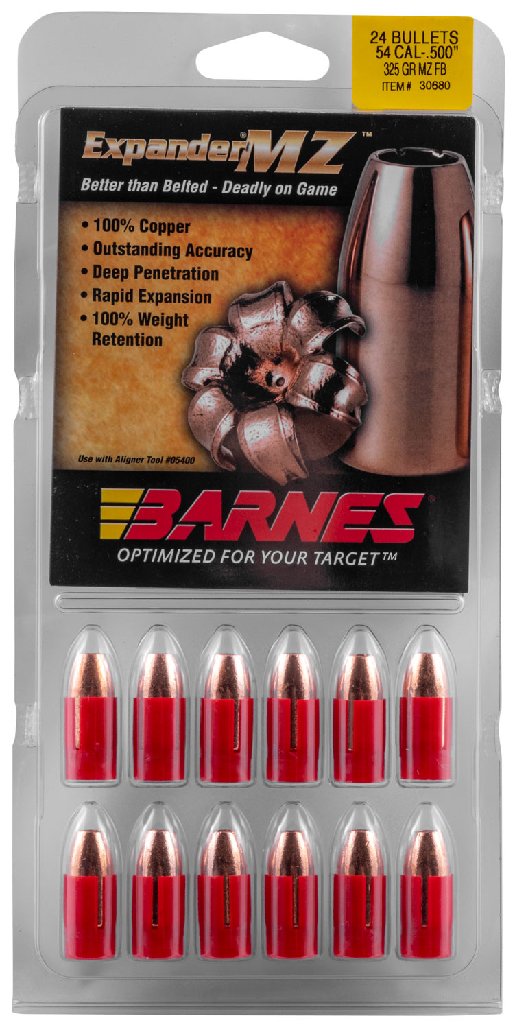 Barnes Bullets 30680 Expander MZ  54 Cal 325 GR 24 Bx