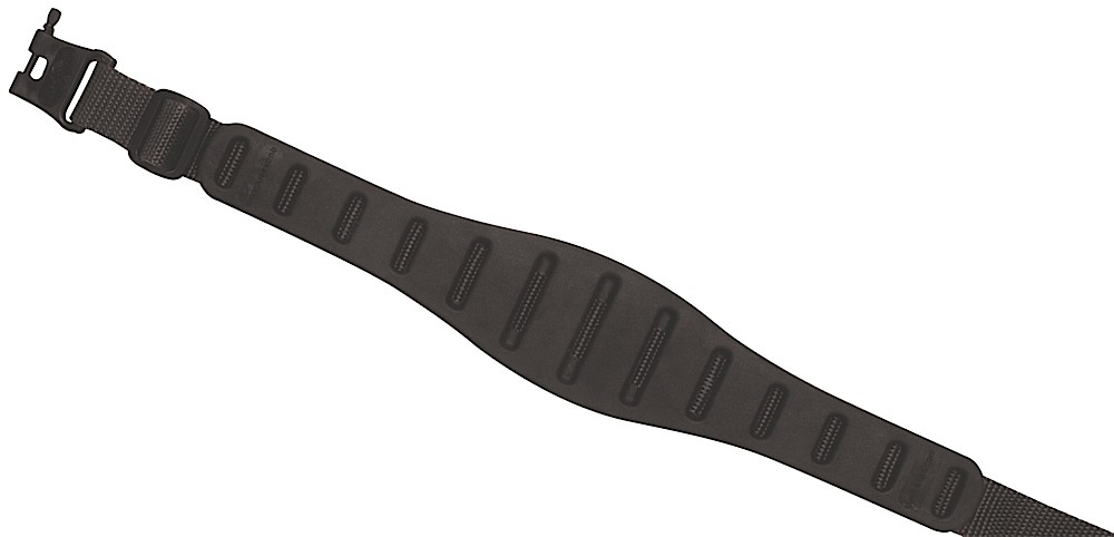 CVA 530008 Claw Sling made of Black Polymer, Adjustable/ Contour Design & Hush Stalker II Swivels for Rifles