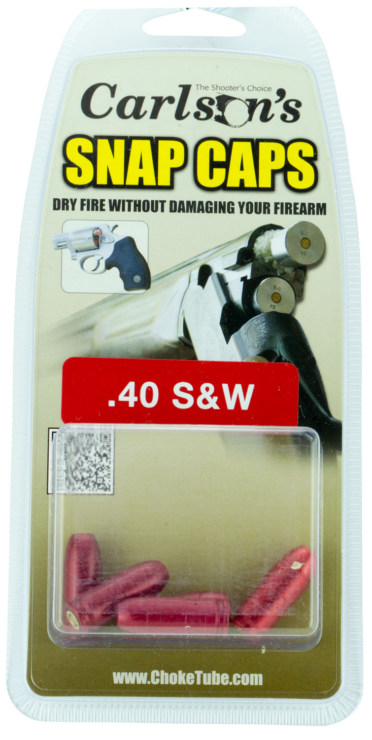 Carlsons Choke Tubes 00064 Snap Cap  40 S&W Aluminum 5 Per Box