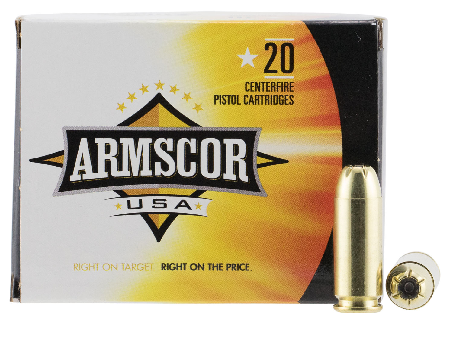 Armscor FAC103N USA  10mm Auto 180 gr Jacketed Hollow Point (JHP) 20 Per Box/25 Cs